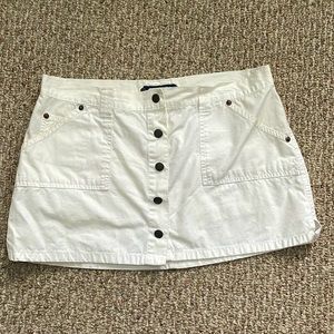 White, Abercrombie Mini Skirt